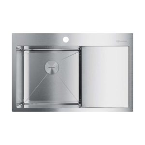Мойка кухонная Omoikiri Akisame 78 левая Хром 4973060