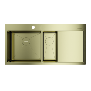 Мойка кухонная Omoikiri Akisame 100 левая Золото светлое 4973089