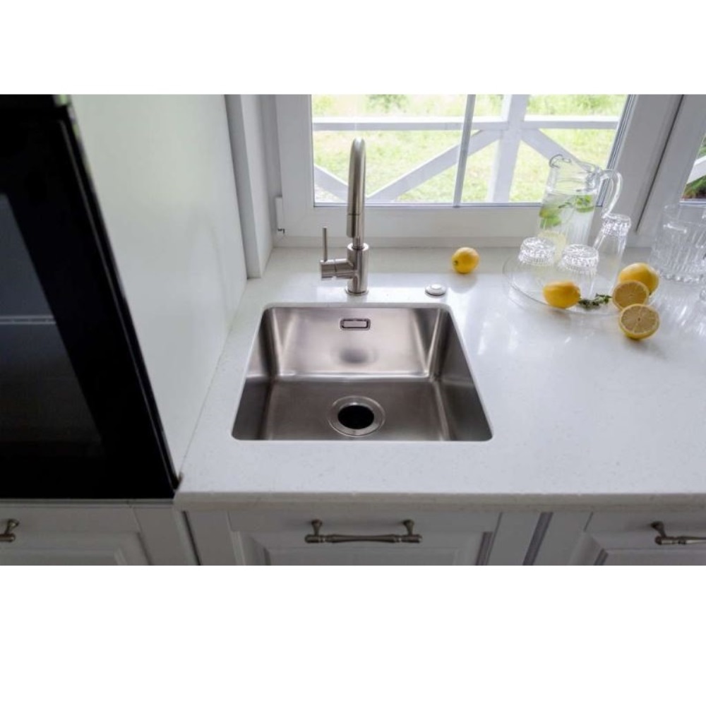 Мойка кухонная Omoikiri Tadzava Quadro 44 Хром 4993509 — изображение 3