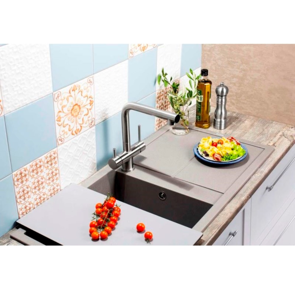 Мойка кухонная Omoikiri Sumi 100 Платина 4993659 — изображение 3