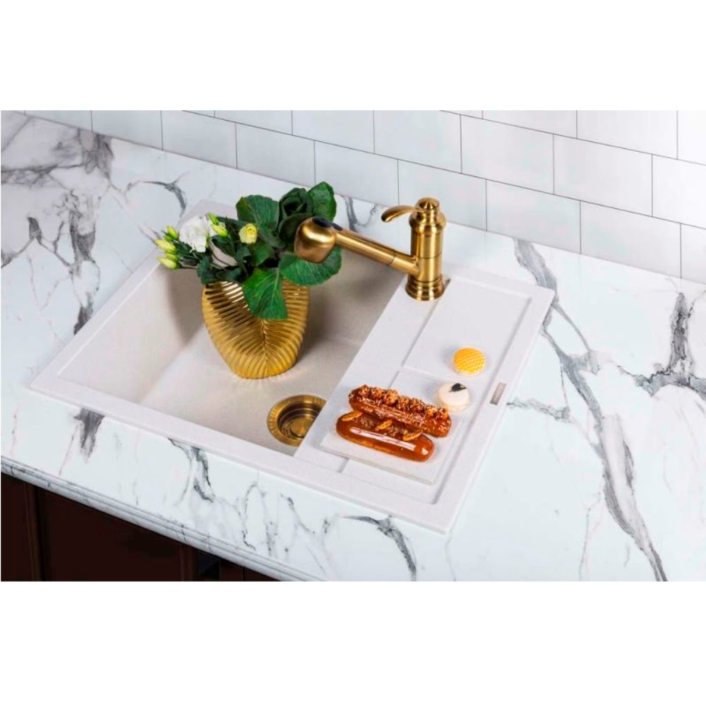 Мойка кухонная Omoikiri Sumi 65 Платина 4993675 — изображение 3