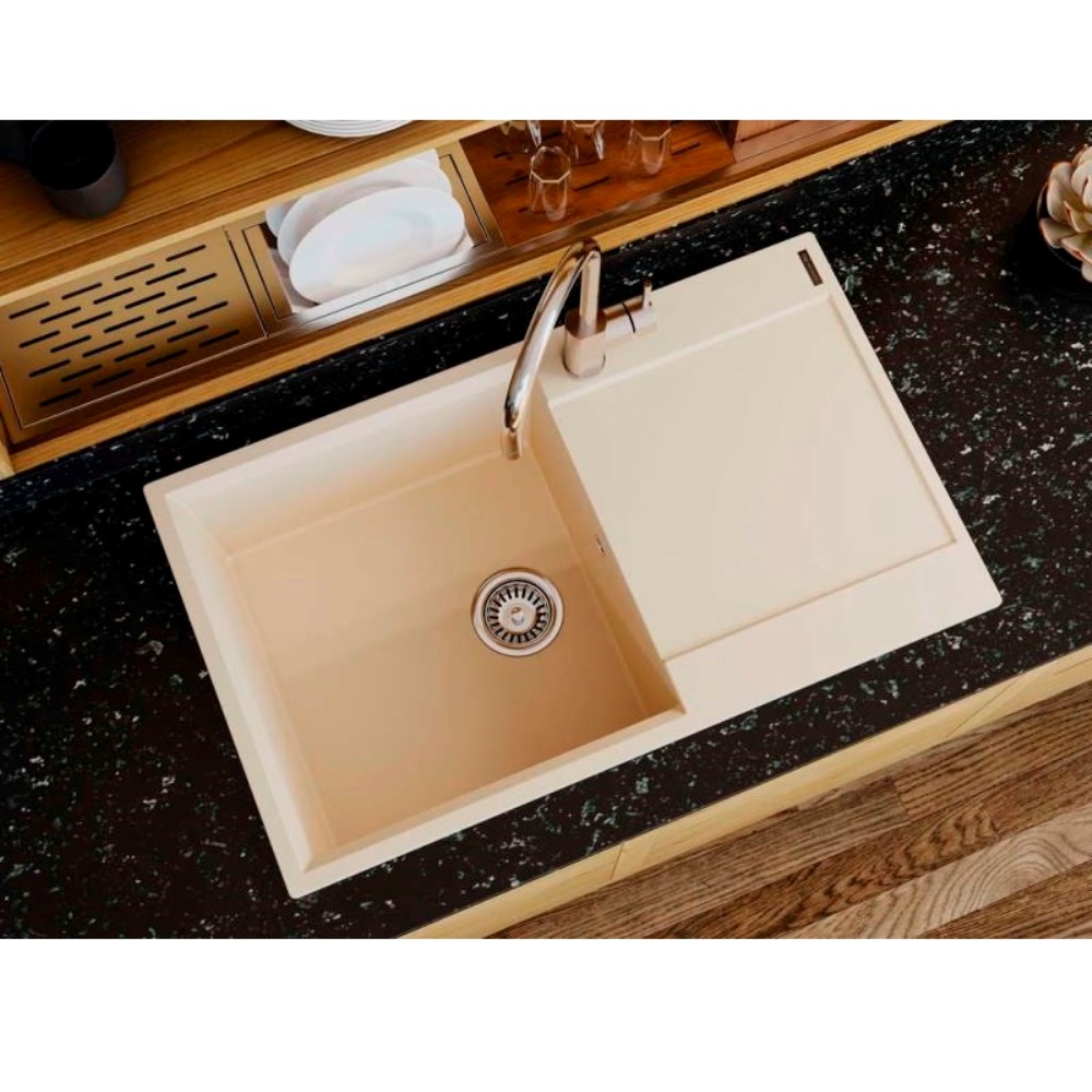 Мойка кухонная Omoikiri Daisen 86 Бежевый 4993701 — изображение 3