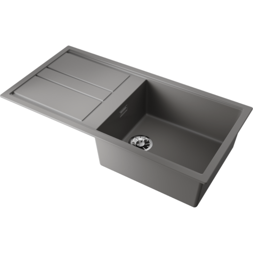 Мойка кухонная Omoikiri Kitagawa 100 Серый матовый 4993788 — изображение 2