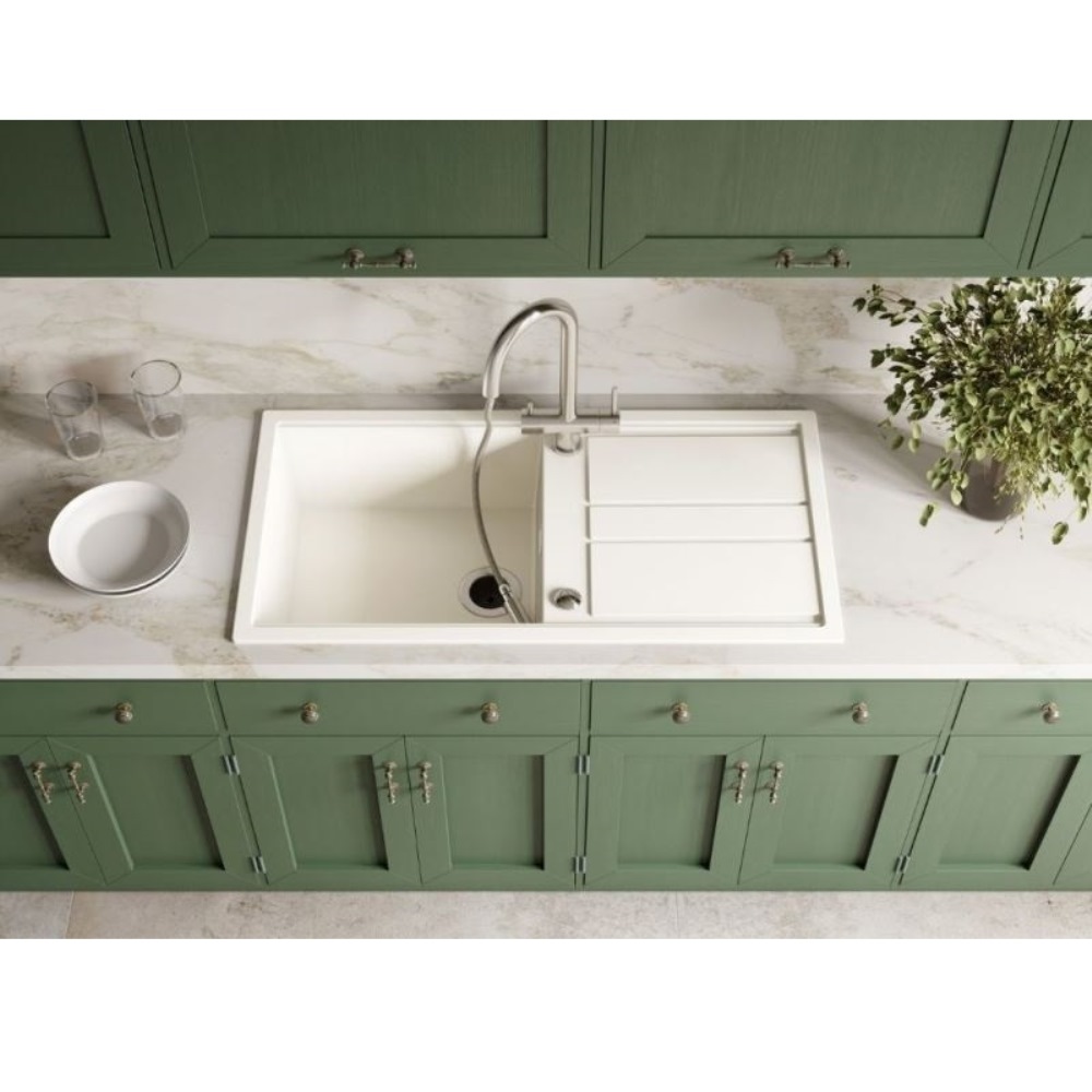 Мойка кухонная Omoikiri Kitagawa 100 Серый матовый 4993788 — изображение 3