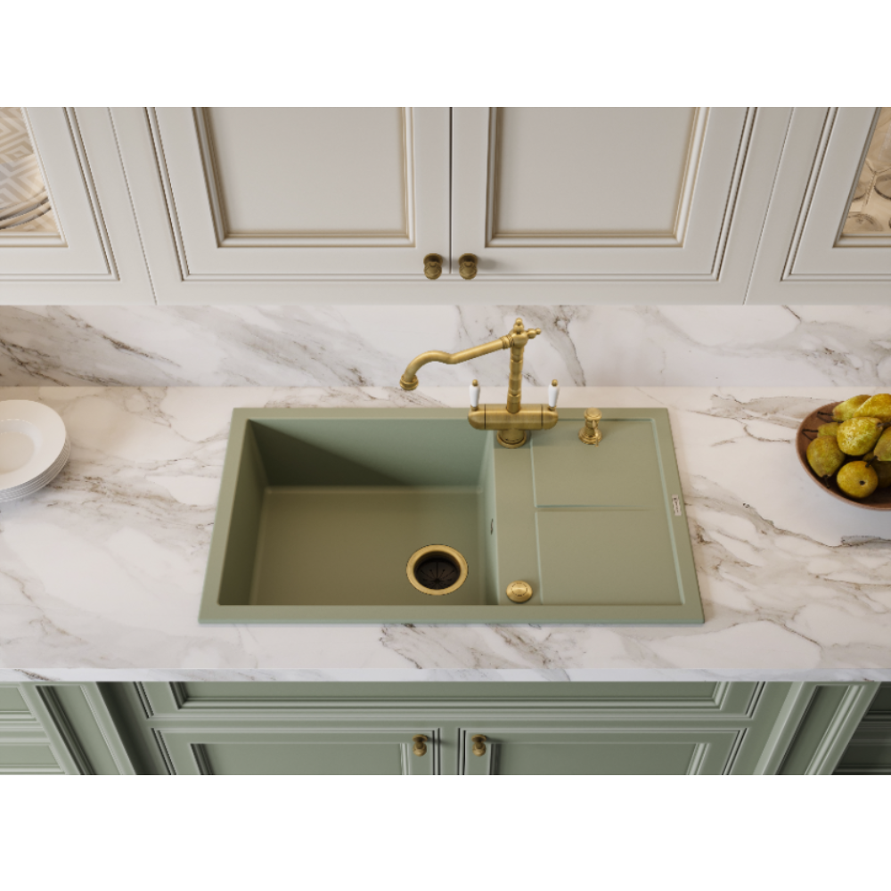 Дозатор встраиваемый Omoikiri ОМ-01 Латунь античная 4995003 — изображение 2