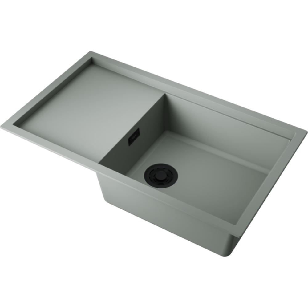 Мойка кухонная Omoikiri Sintesi 86 Зелено-серый 4997133 — изображение 2